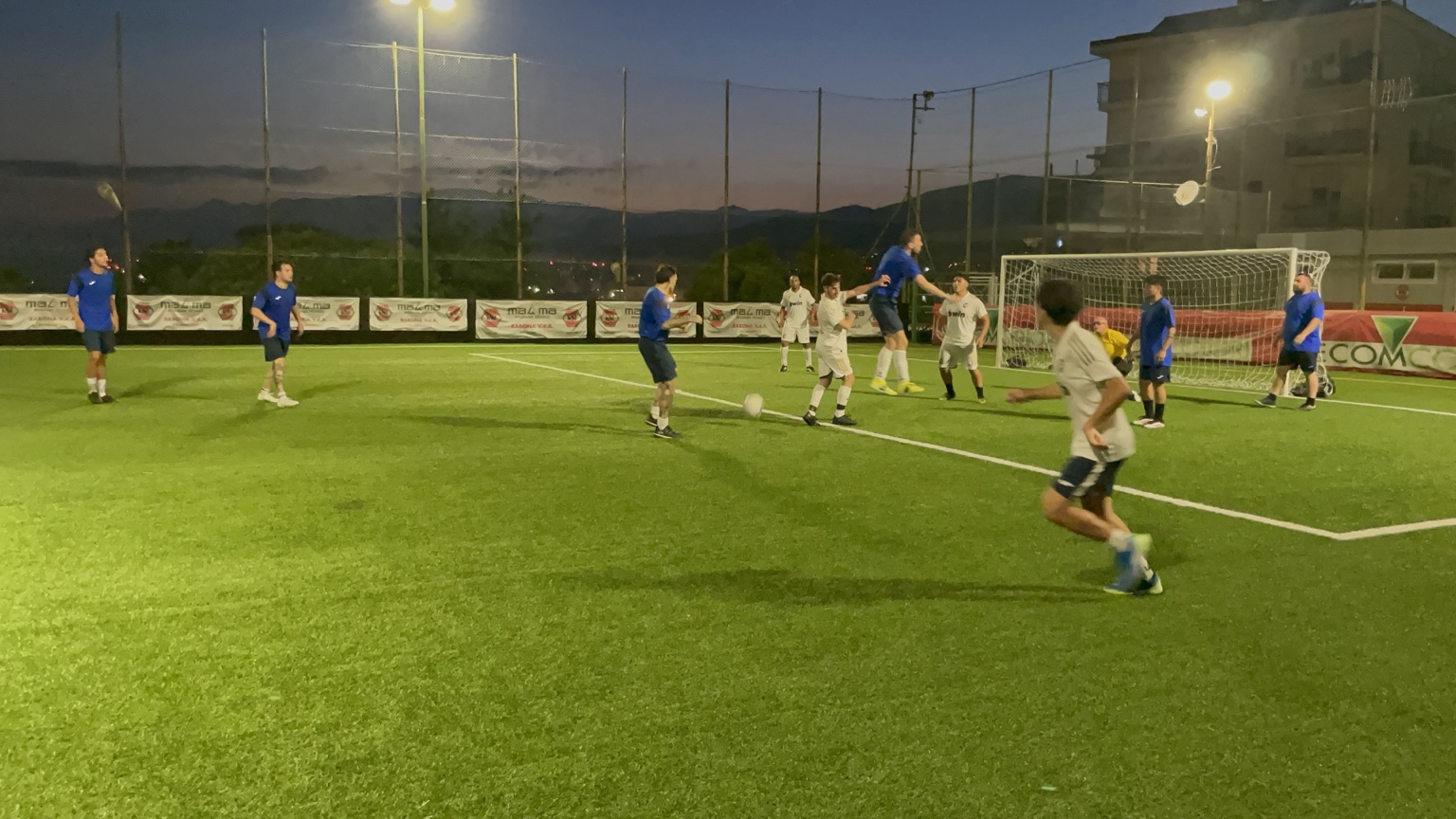 Azione di gioco contro Genova Seven